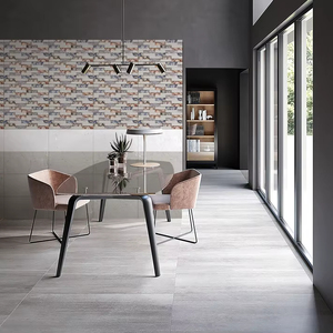 Azulejo cerámico súper blanco brillante de 300x600, diseño minimalista para pared, ideal para interiores de oficinas, edificios comerciales, formato grande - Product Image 1