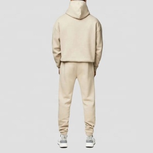 Venta al por mayor de chándal de hombre personalizado de talla grande Jogging 2025 precio barato hombres Sudadera con capucha y Joggers chándal conjunto de 2 piezas - Product Image 6