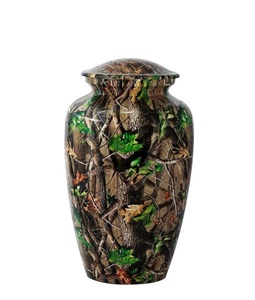 Urna de cremación de aluminio para cenizas humanas para adultos-Urna de almacenamiento de cenizas conmemorativas funerarias hechas a mano-Asequible - Product Image 2