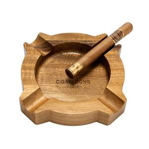 <b>Portable</b> Lightweight Round American Style Customizable Wooden <b>Ashtray</b> for Travel and Home Use Wholesale - Product Image 3