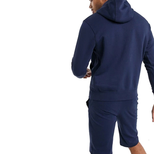 <b>Men's</b> Premium Quality Cotton <b>Men's</b> Pullover Hoodie and Short Breathable Set Custom French for Summer <b>Men</b> Hoodies Short Set - Product Image 6