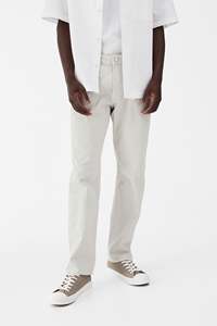 Jean en denim foncé vintage coupe droite personnalisé de marque américaine haut de gamme pour homme – Lavage clair – Idéal été comme hiver - Product Image 4