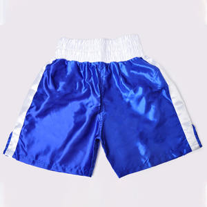 High Quality Factory Wholesale <b>Elastic</b> <b>Waist</b> 100% Polyester Breathable Plain Stretchy Fight MMA Kick Boxing <b>Shorts</b> Hot <b>Shorts</b> - Product Image 6