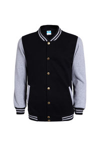 Logotipo en relieve personalizado invierno al aire Libre Universidad deportes hombres chaquetas y abrigo algodón/polar Varsity chaqueta para hombres de calidad superior - Product Image 2