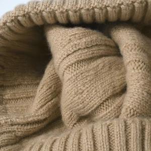 Gorro unisex de jacquard con diseño de logotipo personalizado, gorro transpirable para hombre, estilo callejero, ropa informal, patrón de personajes de alta calidad - Product Image 6