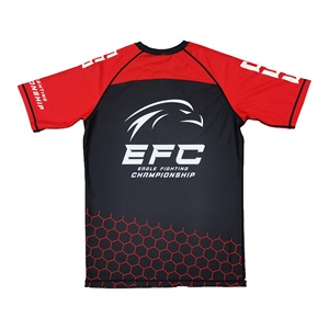 Ensemble de performance MMA personnalisé en gros : Rashguard à manches courtes associé à un short de combat léger pour les sports de BJJ et de grappling - Product Image 6
