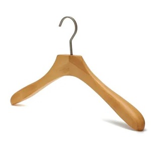 Perchas de Madera Natural Personalizadas para Camisas, Perchas de Exhibición para Exportación - Product Image 2