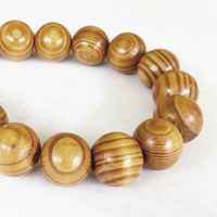 Collier de perles rondes en bois, style bohème classique, long, bijoux de mode pour femme, idéal pour un cadeau de mariage