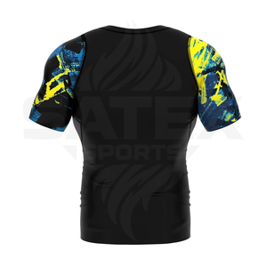 Camiseta de Protección Solar Unisex de Secado Rápido y Transpirable con Estampado por Sublimación 2025, Logotipo Personalizado, para Entrenamiento de MMA, NO GI, Grappling, Jiu Jitsu, BJJ - Product Image 4