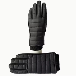 Gants thermiques imperméables en polaire Softshell pour hommes, gants chauds à doigts entiers pour le cyclisme, la pêche, le ski - Product Image 3
