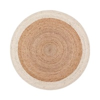 Tapis en jute tressé fait main, best-seller, forme ronde, tapis en jute tressé, nouvelle marque personnalisée, exporté du Bangladesh