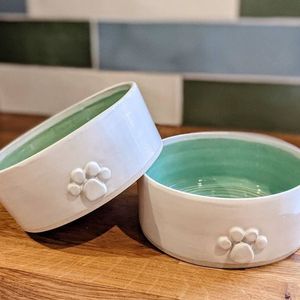 Bol pour animaux de compagnie en céramique de grande capacité pour chiens adapté aux aliments humides et secs pour garder les animaux de compagnie pleins et heureux - Product Image 6