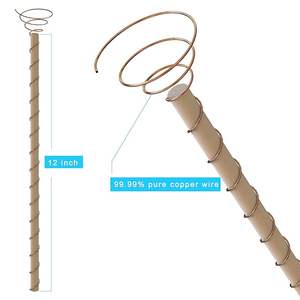 Bâtonnets de jardin en cuivre multi-usages pour la croissance des plantes, la décoration et l'art du jardin disponibles au prix de gros - Product Image 2