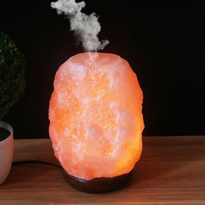 Venta al por mayor 2025 lámpara de sal del Himalaya humidificador de aromaterapia difusor de piedra de fragancia de cristal difusor de aroma de sal del Himalaya - Product Image 6