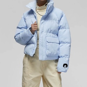 Wholesale Factory Made Puffer <b>Jacket</b> Fashion Women Puffer <b>Jacket</b> Full Zipper Custom Logo Street Wear Puffer <b>Jacket</b> - Product Image 5
