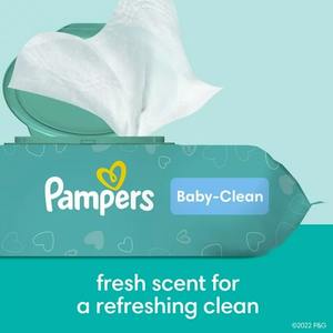 Pampers Baby Clean Wipes, Baby Fresh Perfumado, 9X Pop-Top Packs, 720 Ct - Product Image 5