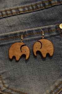 Boucles d'oreilles Afro en bois à la mode personnalisées pour femmes Boucles d'oreilles africaines en bois personnalisées Style naturel - Product Image 6