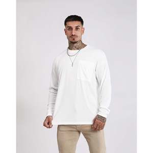 Felpa Oversize da Uomo in Velluto a Coste con Collo Tondo, Traspirante e Comoda - Product Image 2