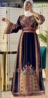 Robes traditionnelles algériennes élégantes et vintage pour femmes, qualité supérieure, silhouette droite, satin, longueur genou, pour les occasions spéciales