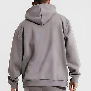 Ensemble de survêtements décontractés pour hommes sur mesure, grande taille XL, 100 % coton respirant, manches longues évasées, pour l'hiver et le fitness - Product Image 5