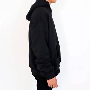 Sweats à capuche zippés de haute qualité Logo personnalisé Plus Size Casual Mens Cotton Zipper Hoodie For Men 80% Cotton 20% Polyester - Product Image 2