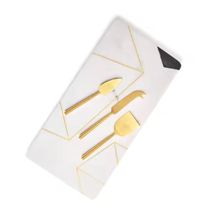 Planche à découper en marbre foncé double face Planche à découper de cuisine pour hôtel restaurant pour usage domestique Accessoires de cuisine Fournitures en vrac - Product Image 2