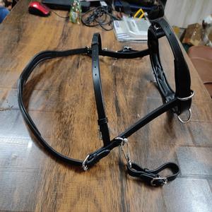 Brida Anatómica de Cuero Adams Tack Smart Horse de 12 mm con Cristales Ondulados, Diseño Novedoso, Cuero Genuino Puro, Personalizable - Product Image 4