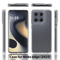 Coque de téléphone semi-transparente de luxe haut de gamme avec bords en TPU + acrylique, dos magnétique, cadre flexible en TPU, absorption des chocs, coins givrés