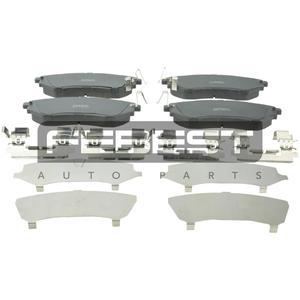 Set di pastiglie freno anteriori FEBEST (0801-W10F) - Product Image 1