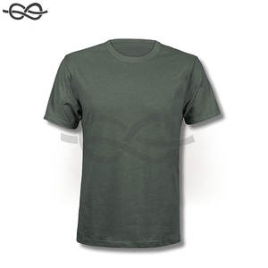 Camisetas básicas con estilo para hombre, camisetas de moda tejidas de algodón 100% personalizadas que absorben la humedad, venta al por mayor con logotipo de marca personalizado - Product Image 2