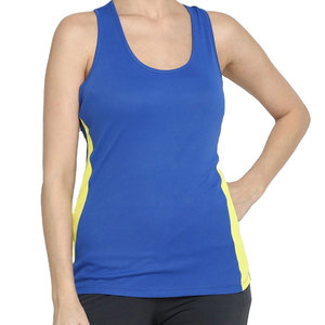 Débardeur pour femme adulte, marque privée, respirant, séchage rapide, écologique, en tissu polyester/coton, vente en gros, best-seller pour la gym - Product Image 1