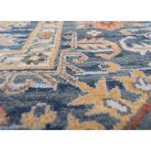 Alfombra de Lana Anudada a Mano Erbe Blue EPR-1508 (Cs-01) con Patrón de Medallón, Alfombra para Sala de Estar de 9x12, Decoración para Pasillo, para Adolescentes, para Uso Doméstico - Product Image 3