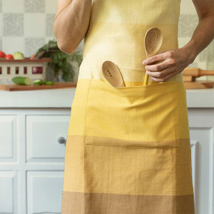 Tablier en coton personnalisé pour la cuisine et le barbecue, tissu léger et respirant pour un usage quotidien - Product Image 1