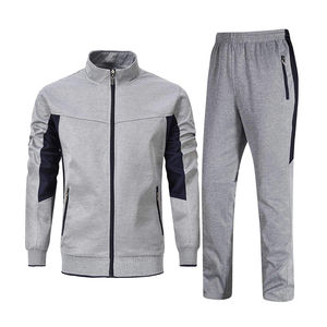Ensemble de survêtement d'hiver OEM pour homme : sweat à capuche et pantalon de jogging évasé, broderie effet vieilli, tissu 100 % coton, avec patch - Product Image 4