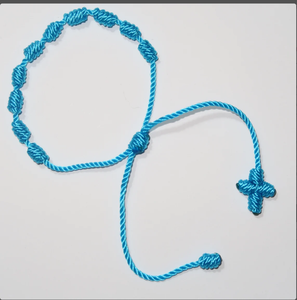 Bracelets de 10 nœuds de chance dans des couleurs variées, faits à la main en fil de nylon-tendance-* PERSONNALISABLE * - Product Image 1