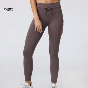 Pantalones Deportivos TWILL SPORTS para Mujer, Cintura Alta, Efecto Levanta Glúteos, Sin Costuras, de Algodón y Fibra de Bambú, Transpirables, para Gimnasio, Fitness, Yoga, Leggings Casuales - Product Image 2