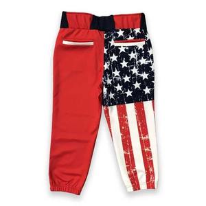 Pantalons multicolores de haute qualité pour hommes Vente à chaud Produit de baseball sublimé avec drapeau américain personnalisé tendance en liège de luxe - Product Image 2