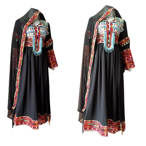 Nuevo Vestido Afgano Kuchi de Chifón de la Mejor Calidad, Disponible en Todos los Colores y Diseños Posibles, en Oferta a un Precio Razonable - Product Image 1