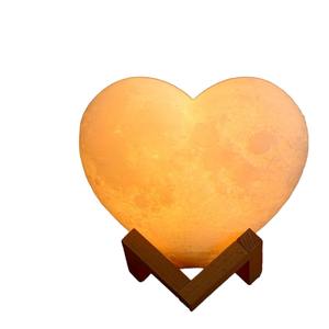 Lámpara de sal de luz nocturna en forma de corazón La forma de corazón funciona como una lámpara de luz nocturna perfecta Sian Enterprises La mejor lámpara de corazón - Product Image 4