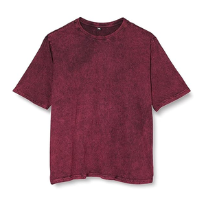 Camisetas lavadas con ácido para hombres impresas a precio caliente y más vendidas - Product Image 1