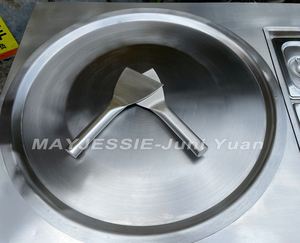 <span class=keywords><strong>Mini</strong></span> machine à glaces roulées à la <span class=keywords><strong>glace</strong></span> pilée avec dessus en marbre - Product Image 5