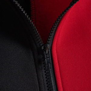 เสื้อฮู้ดซิปผู้ชายแบบทูโทน ทรงปกติ แขนยาว สไตล์ลำลอง สตรีทแวร์ - Product Image 4
