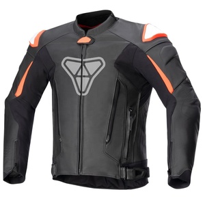 Men's Motorbike Leather Jacket-Eco-Friendly Lightweight Racing Design with Front Logo High Street Style Hot Selling - Product Image 2