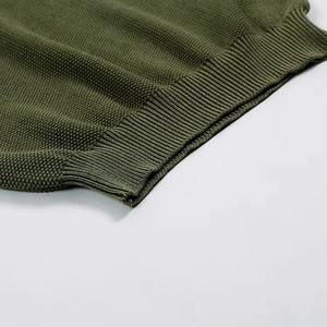 Sudadera transpirable de alta calidad hecha a medida de Color sólido para hombre con cuello de cuarto/sudaderas mezcladas de algodón al mejor precio - Product Image 3