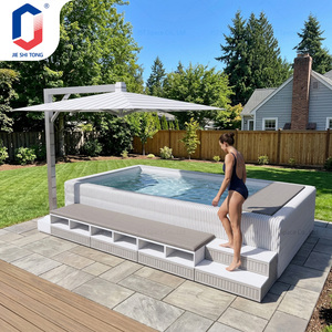 Piscina Portátil Prefabricada con Estructura de Fibra de Vidrio para Jardín, Hotel o Resort - Product Image 5