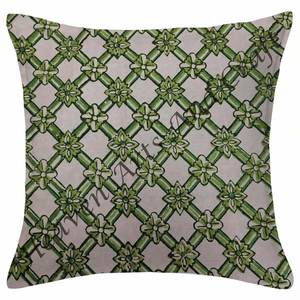 18" Indian <b>Cushion</b> Case Throw Floral Hand Block Print Home Decorative Traditional Ethnic Art - Product Image 4