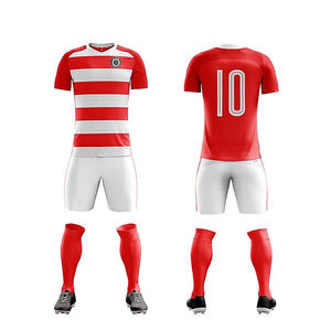 Fournisseur en gros d'uniformes de football, vêtements d'équipe haut de gamme, ensemble maillot et short, personnalisation de la marque, léger, respirant, séchage rapide pour les commandes en gros - Product Image 2