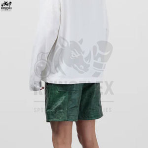 Customized Wholesale <b>Men's</b> <b>Leather</b> <b>Shorts</b> Solid Casual Mid Waterproof Breathable Comfortable High Quality Oem Service - Product Image 2