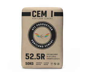 Cemento gris CEM I 52.5R ATZ de Vietnam tiempo de ajuste rápido de alta resistencia utilizado para materiales de construcción de paredes exteriores - Product Image 1