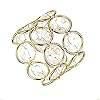 Maaz Collection Luxury <b>Gold</b> Crystal Napkin Rings Elegant Wedding Party Dining Accessories Stone Material Table Setting Holders - Product Image 4